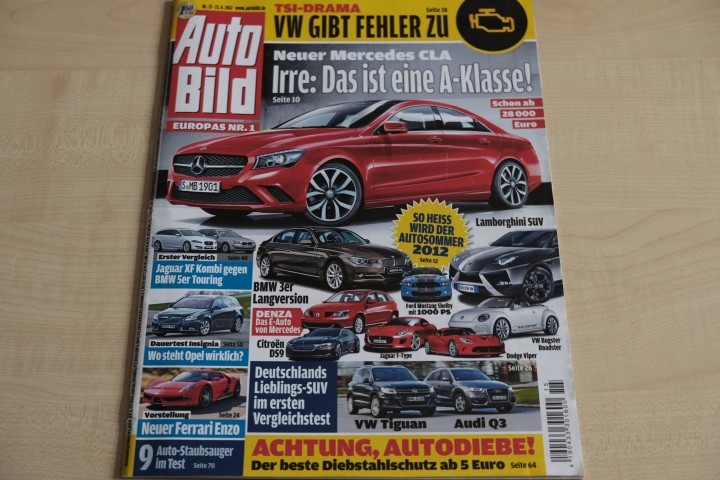 Deckblatt Auto Bild (15/2012)